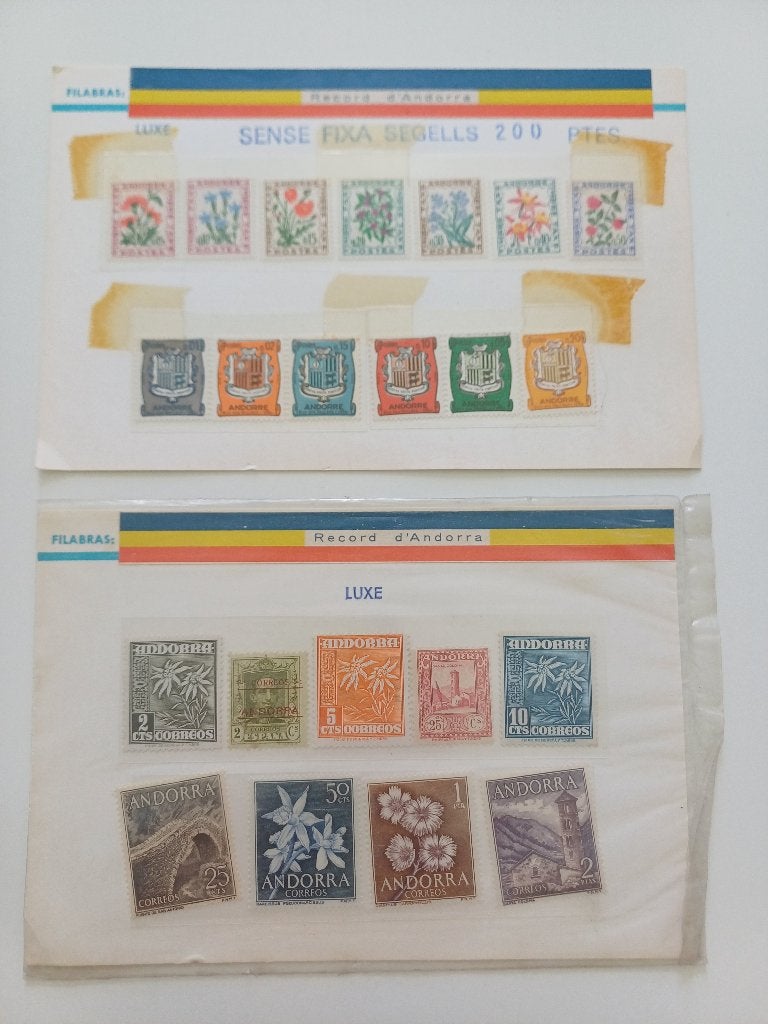Postzegels Andorra 22 stuks, Postzegels en Munten, Postzegels | Europa | Spanje, Verzenden, Postfris