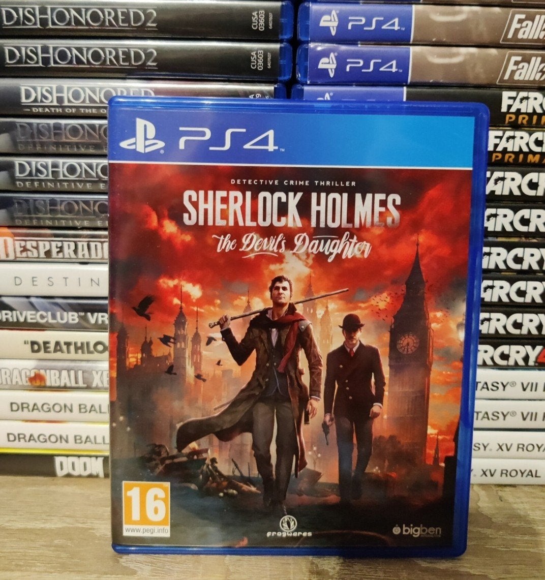 Sherlock Holmes the devil's daughter playstation 4, I, 1 speler, Ophalen of Verzenden, Zo goed als nieuw