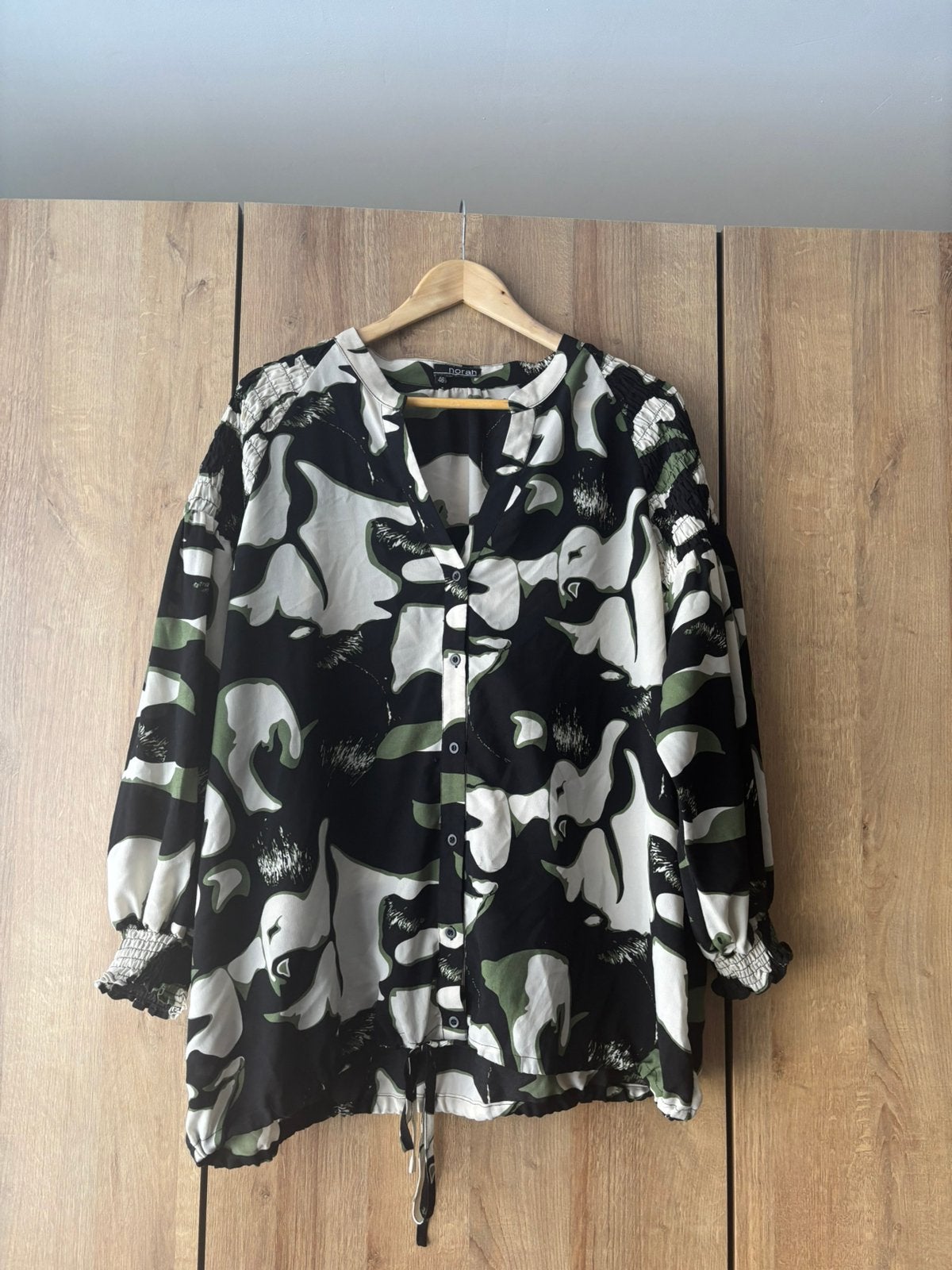 Blouse norah, Kleding | Dames, Blouses en Tunieken, Ophalen, Zo goed als nieuw, Maat 46/48 (XL) of groter, Groen