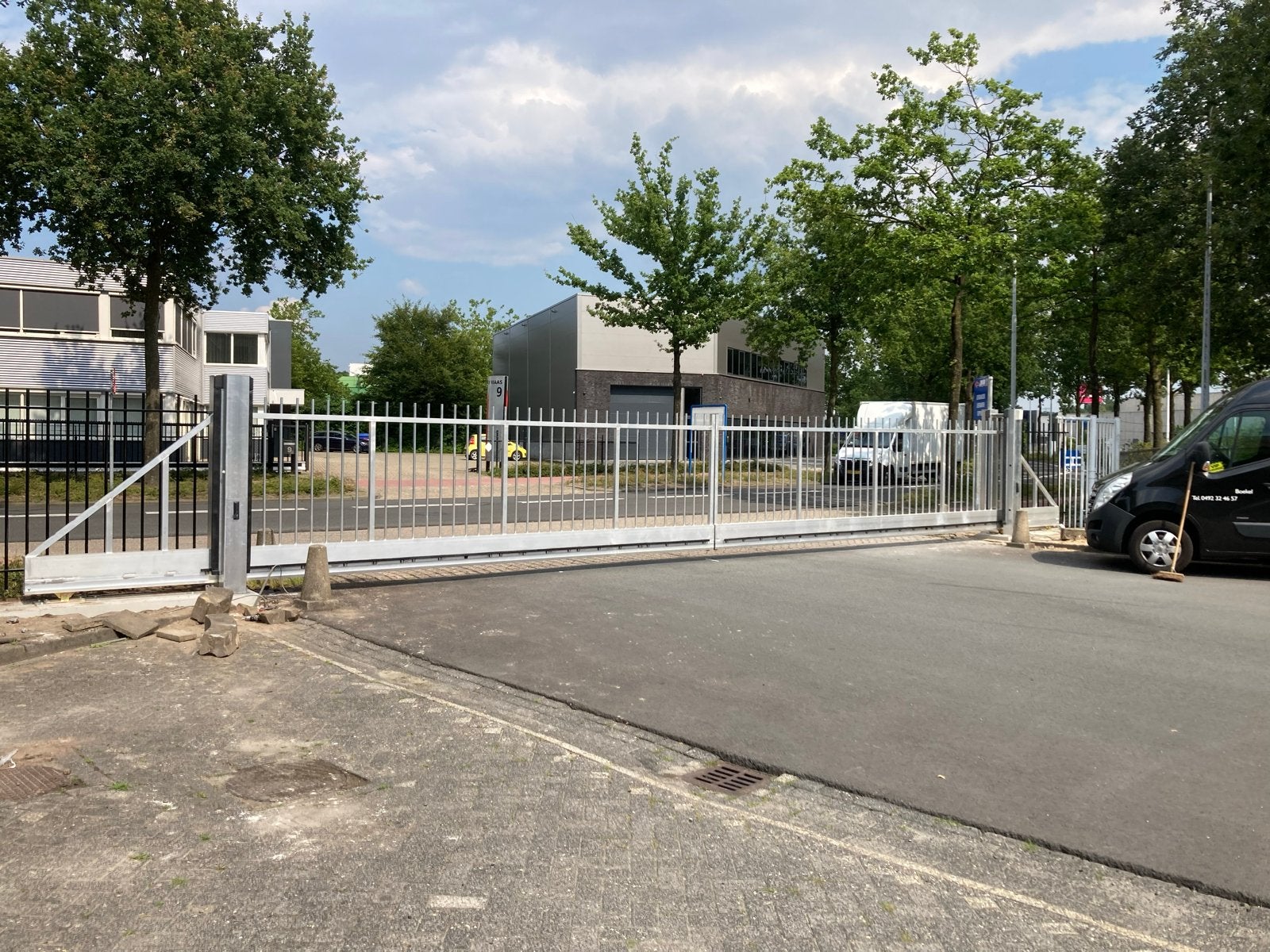 Nieuwe aluminium schuifpoorten 4-6m doorgang, 1200-1800mm ho, Ophalen, Met poort, Overige typen, Nieuw