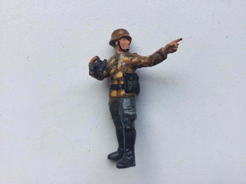 Tamiya Modellbau Soldat Figur mit Fernglas WK2 Sammler, Ophalen of Verzenden, Zo goed als nieuw