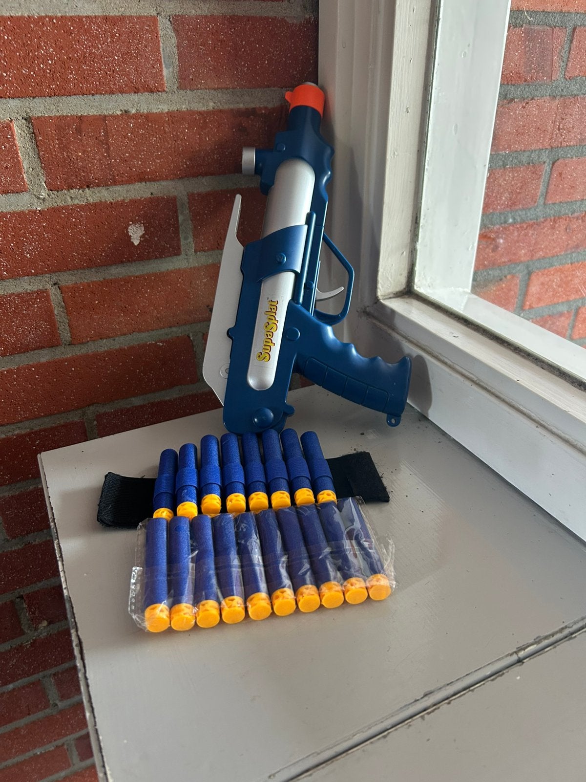 SupaSplat Paintball Blaster (Pistol Splat) NIB nerf gun, Ophalen of Verzenden, Zo goed als nieuw