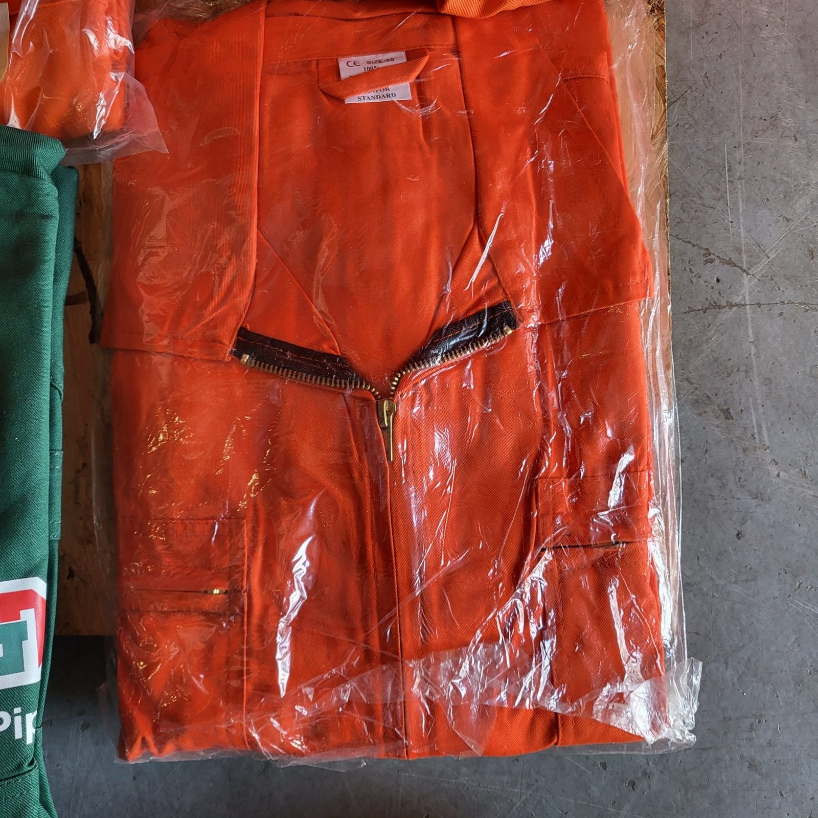 Nieuwe Havep werkoverall oranje/groen, maat 64, Tuin en Terras, Werkkleding, Ophalen of Verzenden, Nieuw