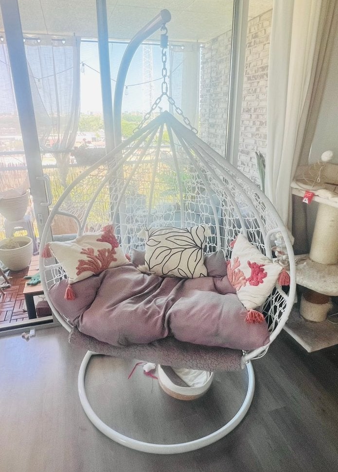 Hangstoel 2 persoons, Tuin en Terras, Tuinstoelen, Ophalen, Zo goed als nieuw