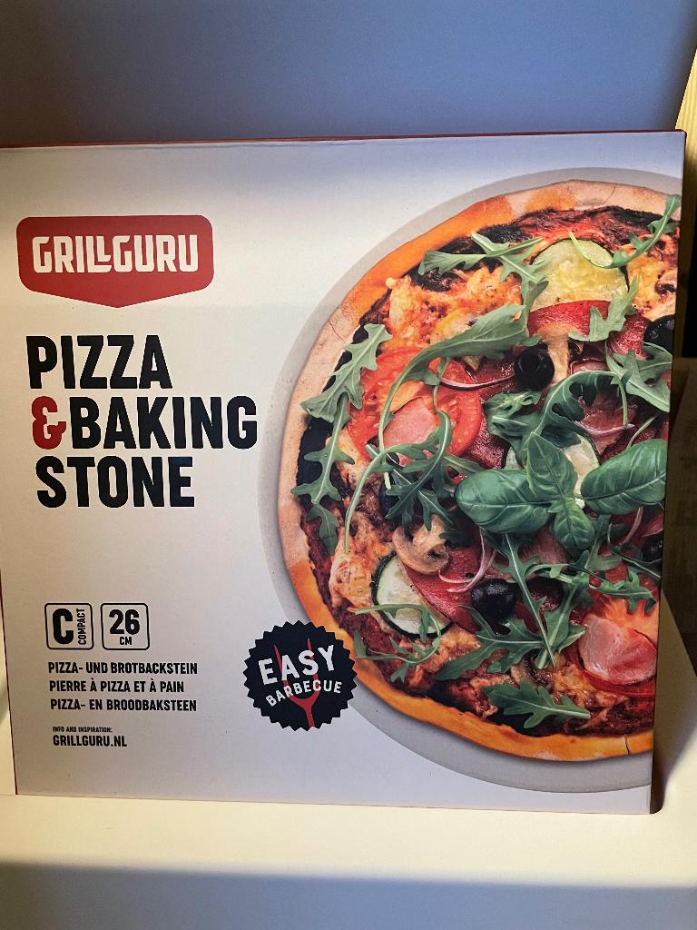 Grillguru pizzasteen, Ophalen, Nieuw, Gril Guru