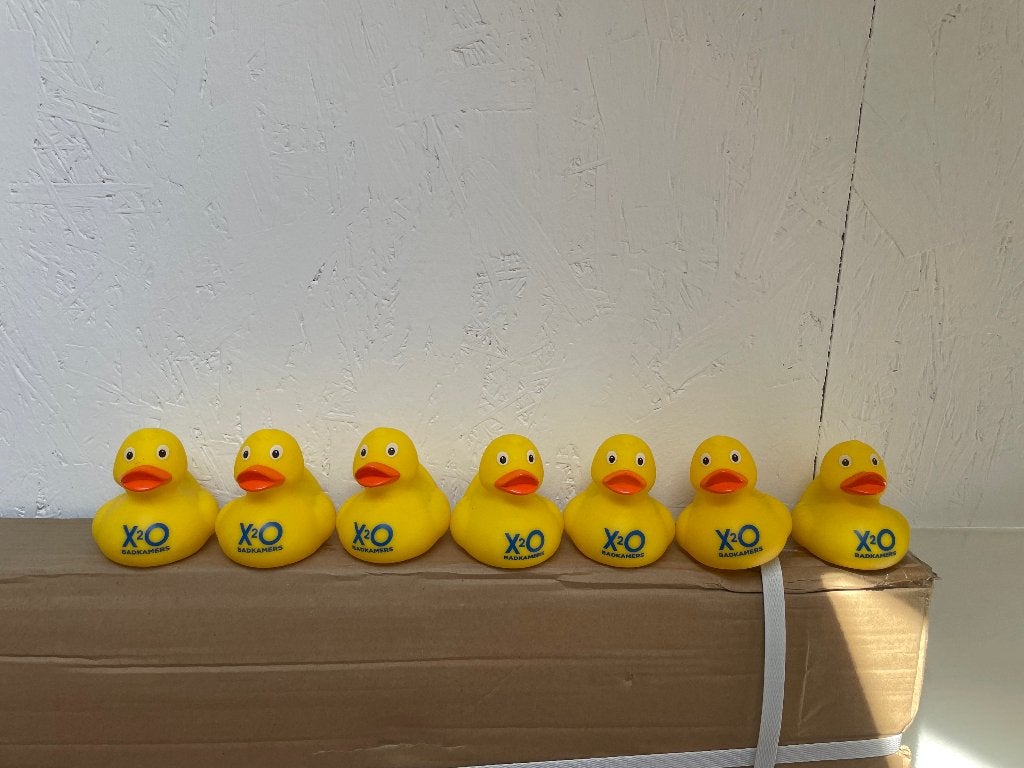 7 stuks X2O badeendjes, Ophalen of Verzenden, Nieuw, Badeend