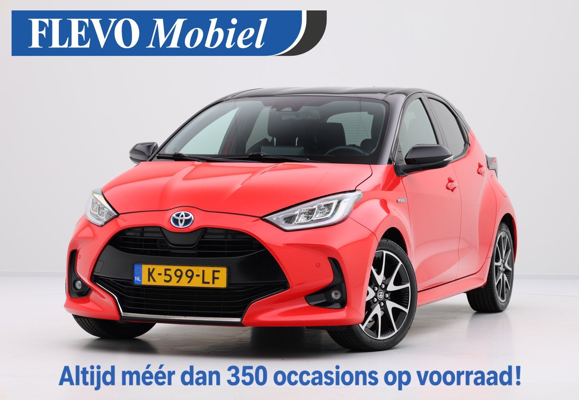Toyota Yaris 1.5 Hybrid Launch Edition Aut. 1e eig.|Two Tone, Auto's, Dealer onderhouden, Gebruikt, Euro 6, 49 €/maand