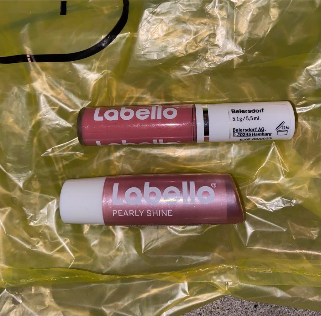 Nieuwe Labello Lipgloss & Pearly Shine Lippenbalsem (2 stuks, Lippen, Nieuw, Ophalen of Verzenden, Make-up