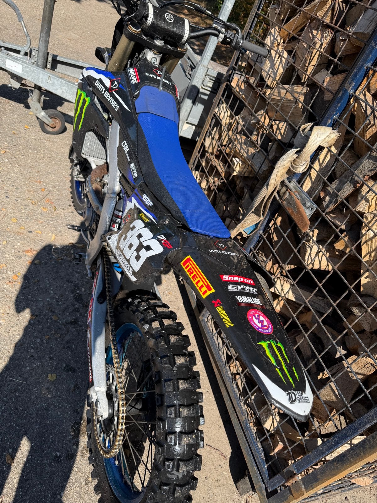 Yamaha YZ450F 2022 met nieuwe versnellingsbak, 80 uur, 450 cc, Yamaha, Zo goed als nieuw, Yamaha