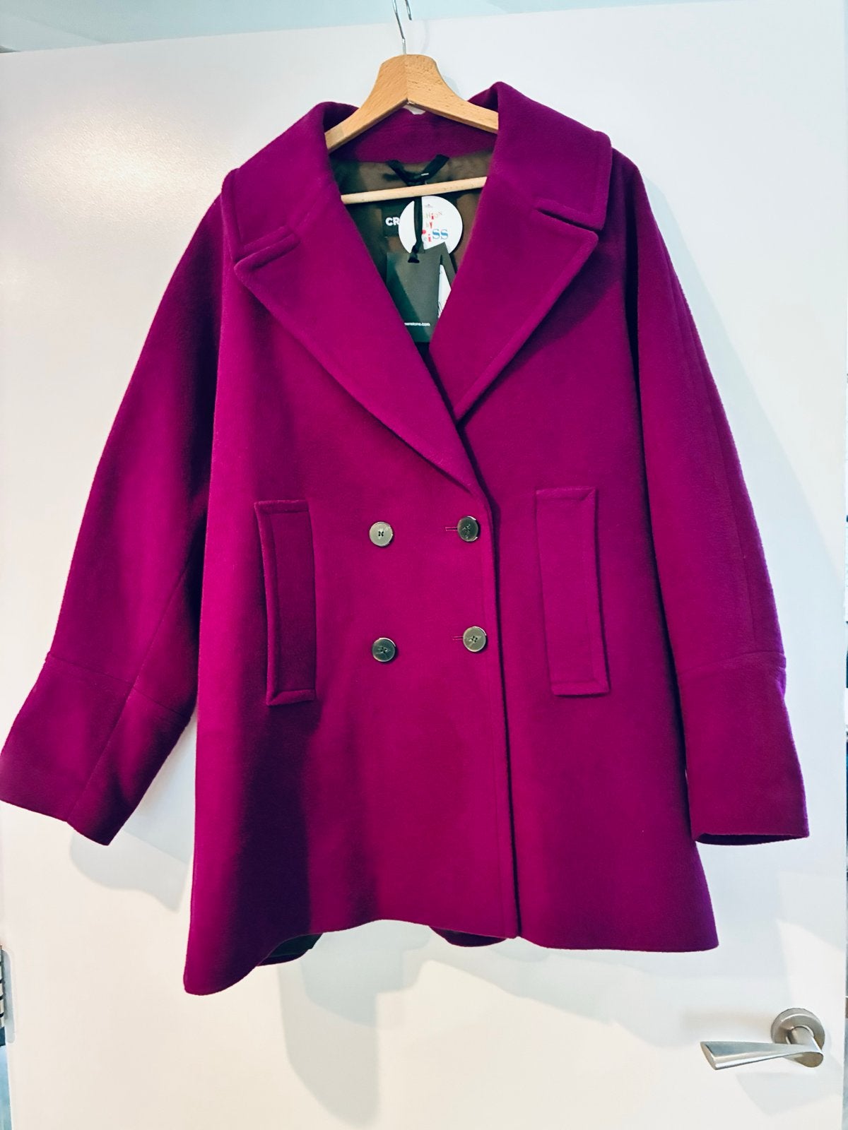 Creenstone jas maat 42, wol en kasjmier, Kleding | Dames, Ophalen of Verzenden, Nieuw, Maat 42/44 (L), Paars
