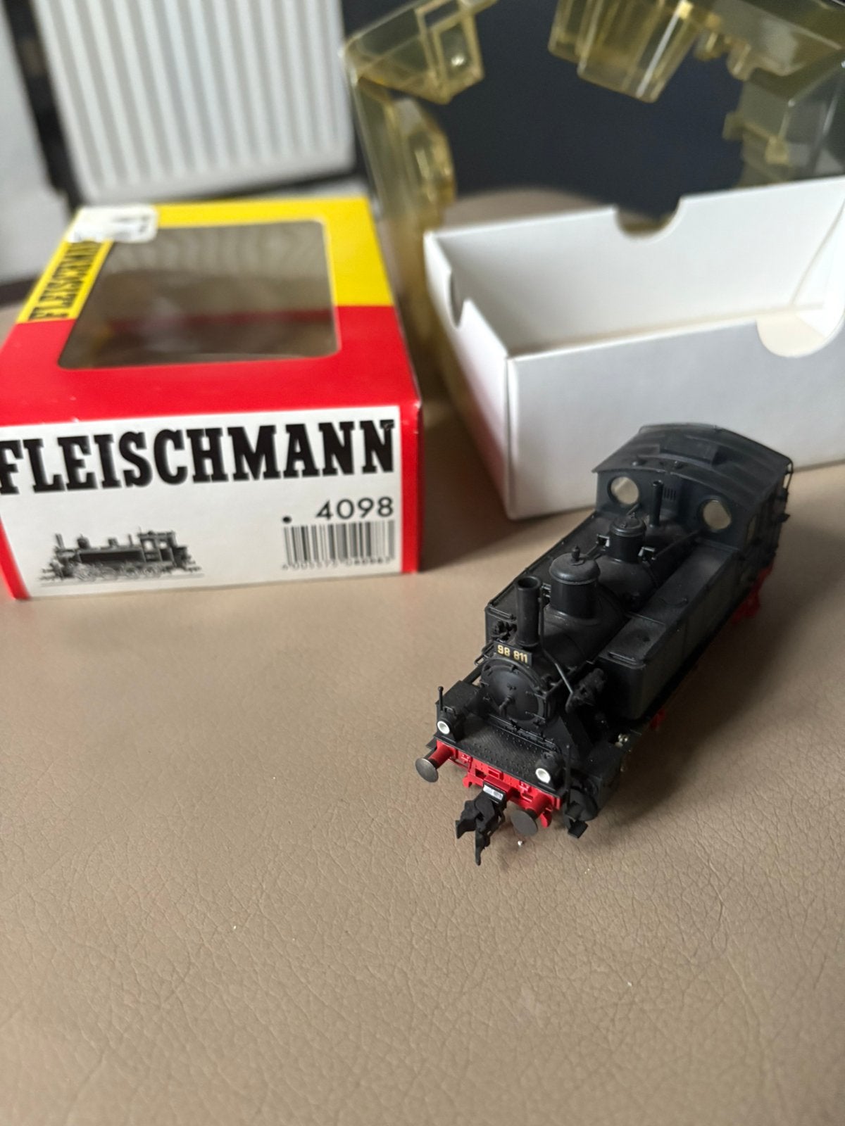 Fleischmann 4098 H0 lok 98811, Fleischmann, Ophalen of Verzenden, Zo goed als nieuw, Gelijkstroom