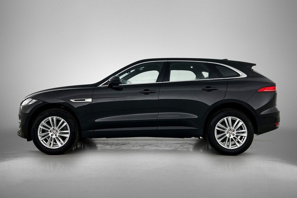 Jaguar F-PACE 2.0 Portfolio AWD 30t | 301PK | NL-AUTO | GOED, Auto's, Jaguar, Gebruikt, 4 cilinders, Zwart, Bedrijf