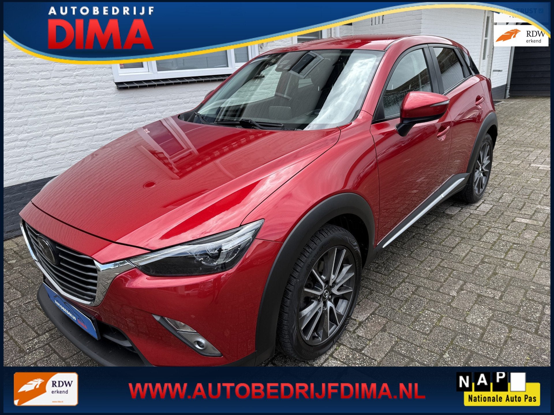 Mazda CX-3 2.0 SkyActiv-G 150 GT-M 4WD Automaat/ Camera/ Nav, Automaat, 1998 cc, Gebruikt, 4 cilinders