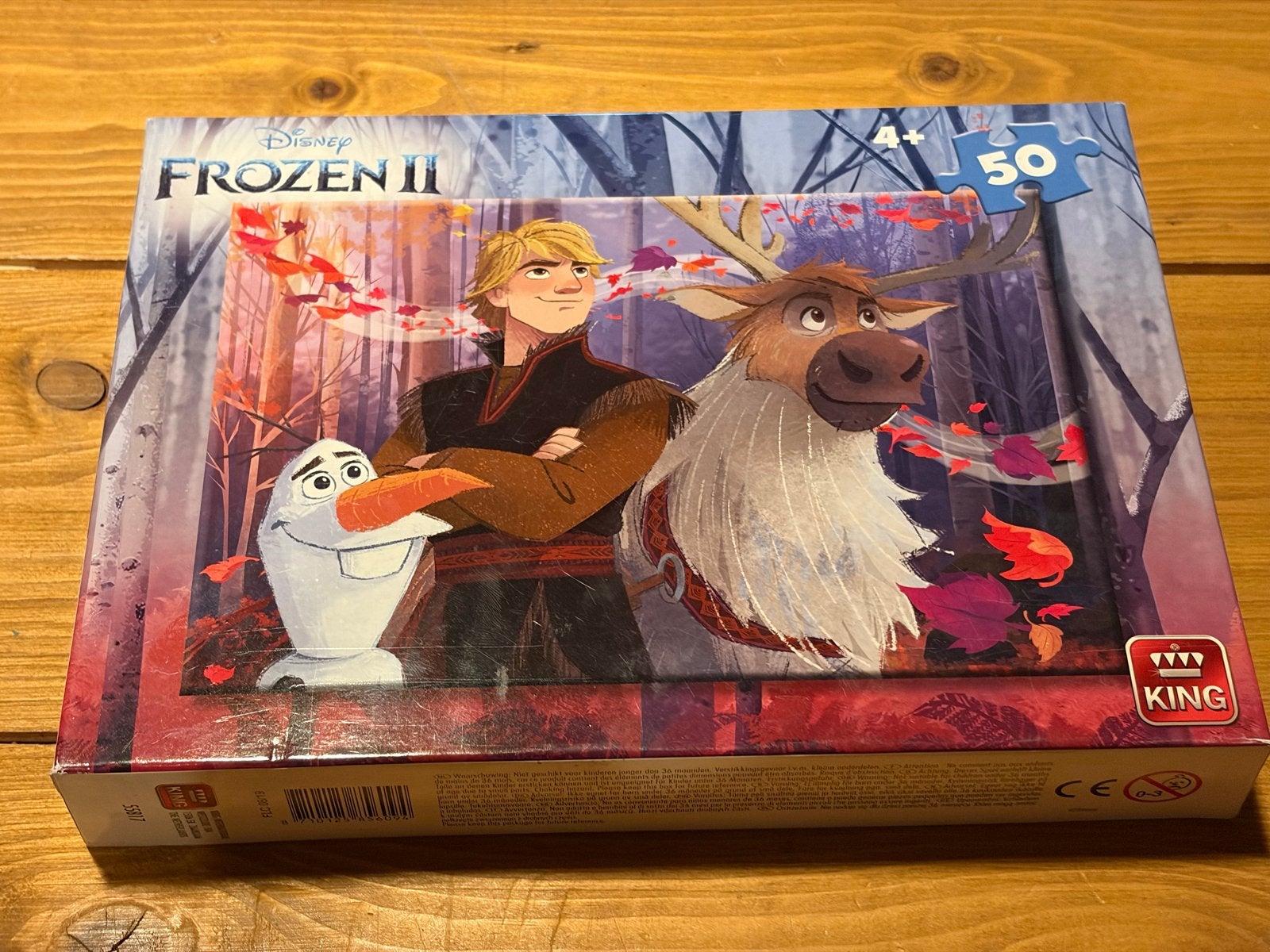 Disney Frozen 2 puzzel 50 stukjes, Ophalen, 10 tot 50 stukjes, Zo goed als nieuw, 4 tot 6 jaar