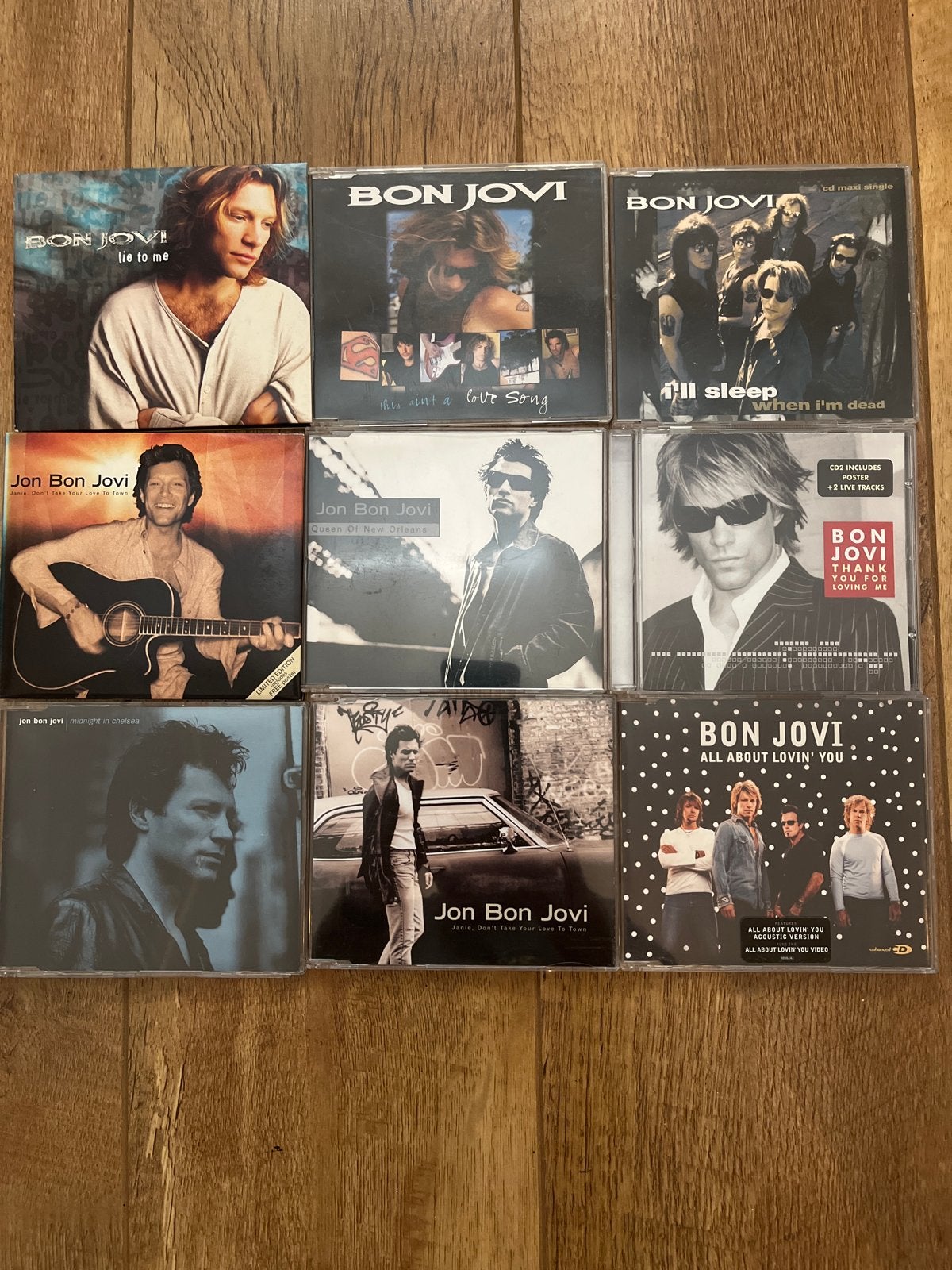 Bon Jovi CD Collectie - 9 Singles/Albums, Gebruikt, Met bonustracks, EP, Ophalen of Verzenden