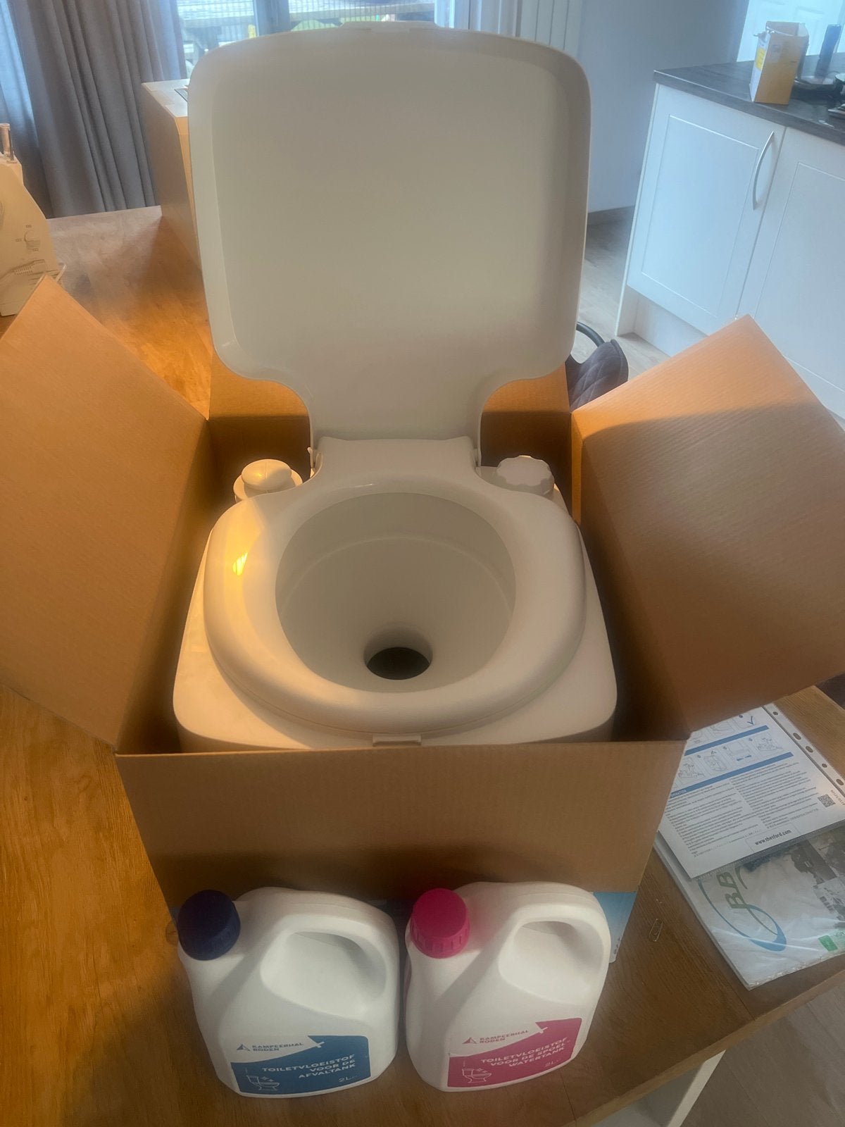 Thetford Porta Potti 145 - Draagbaar Toilet, Ophalen of Verzenden, Zo goed als nieuw