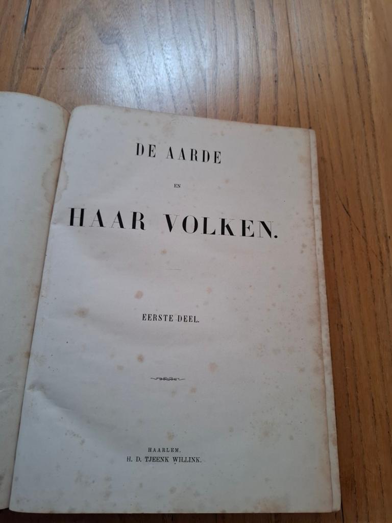 De Aarde en haar volken Deel 1 1865 Willink, Ophalen of Verzenden