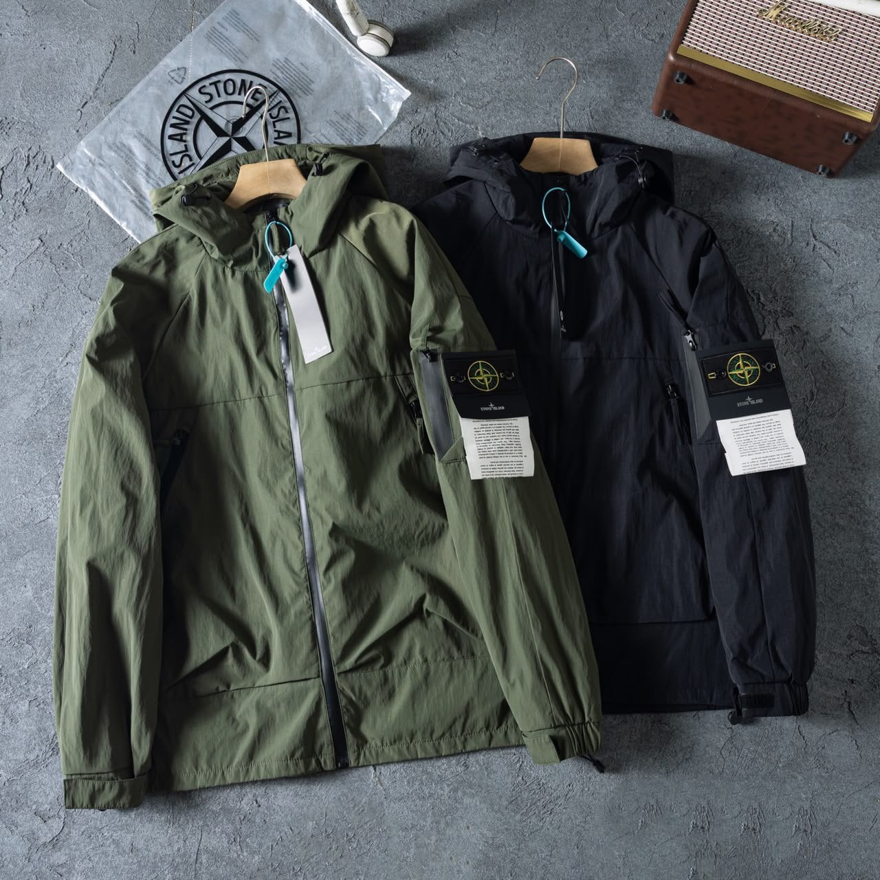 Stone Island Jas, Kleding | Heren, Ophalen of Verzenden, Zo goed als nieuw, Zwart