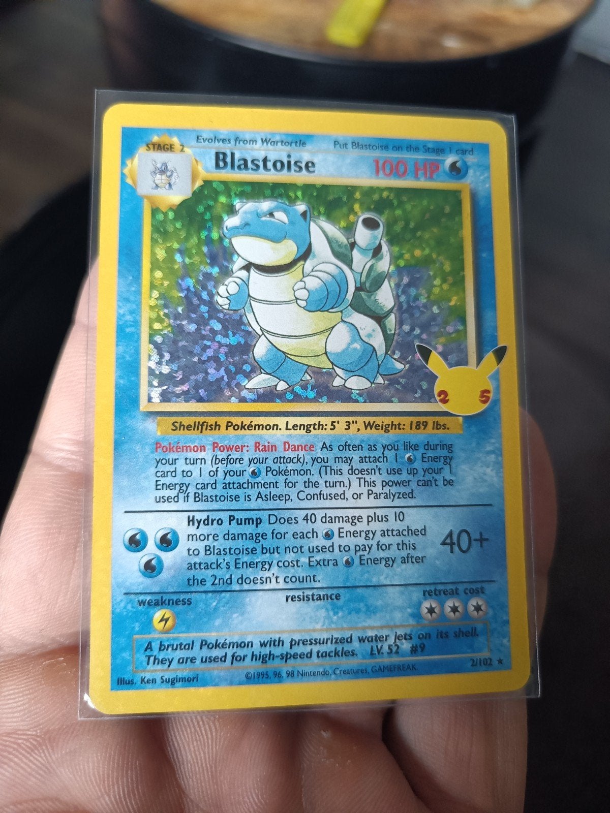 blastoise celebrations, Hobby en Vrije tijd, Verzamelkaartspellen | Pokémon, Ophalen of Verzenden, Zo goed als nieuw