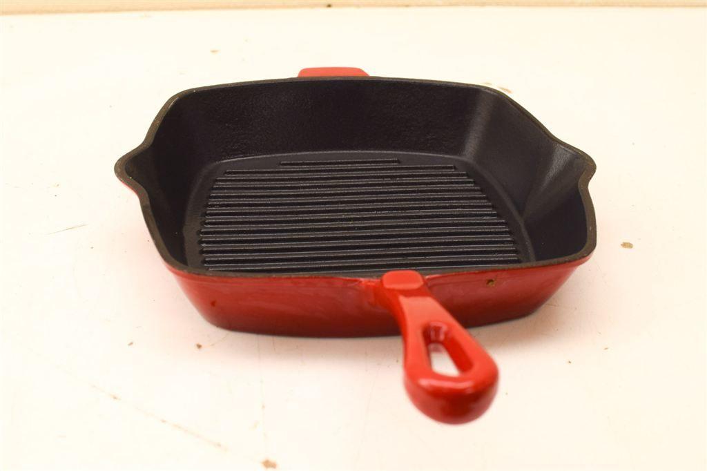 Gietijzeren Grillpan 50095, Ophalen of Verzenden, Gebruikt, Gietijzer, Koekenpan of Braadpan