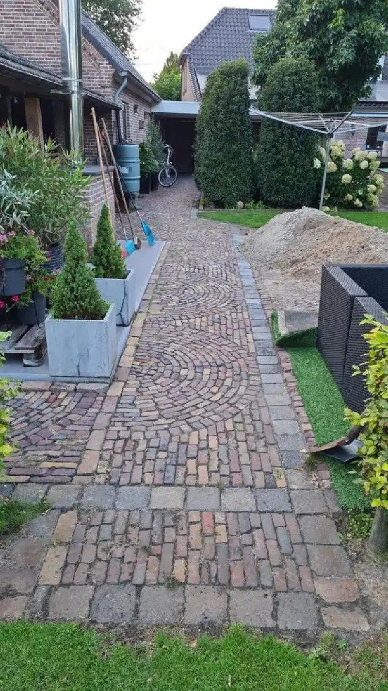 Oud gebakken klinkers waalformaat breuk 35m-40m2, Ophalen, Klinkers