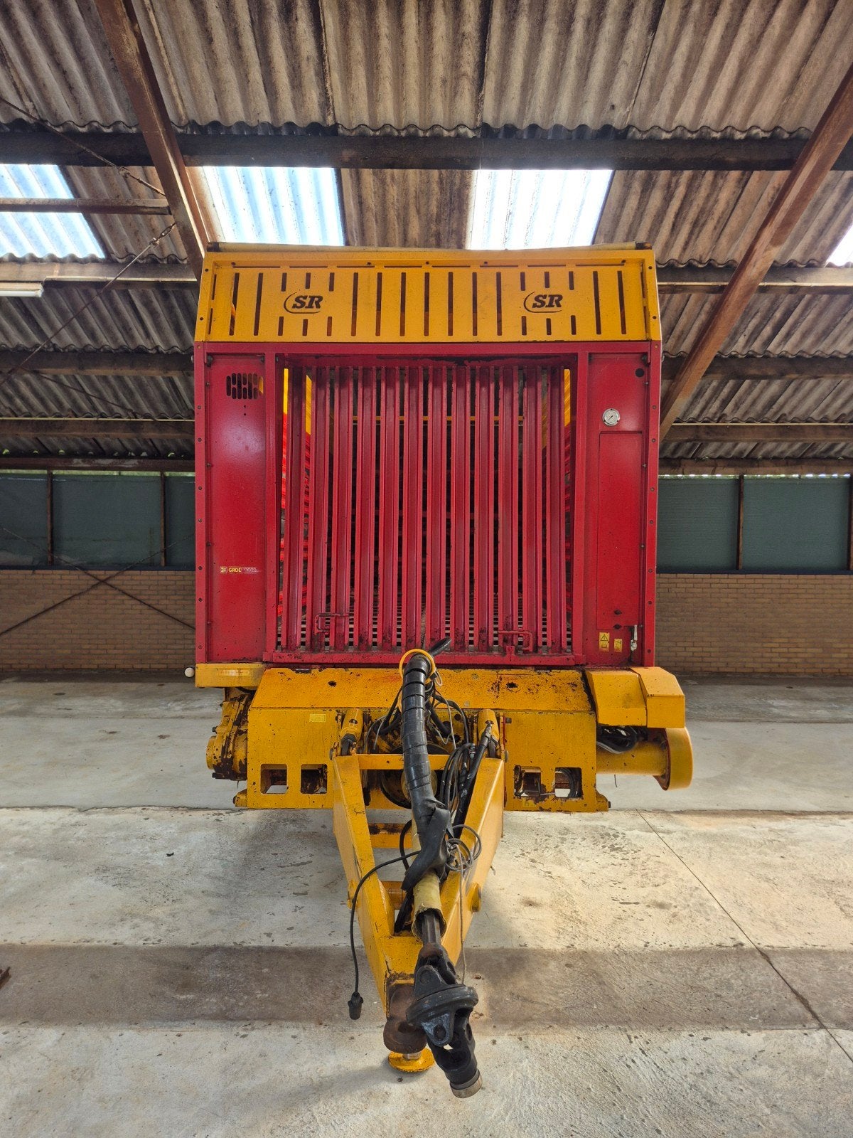 Schuitemaker V100 opraapwagen, Ophalen, Weidebouw