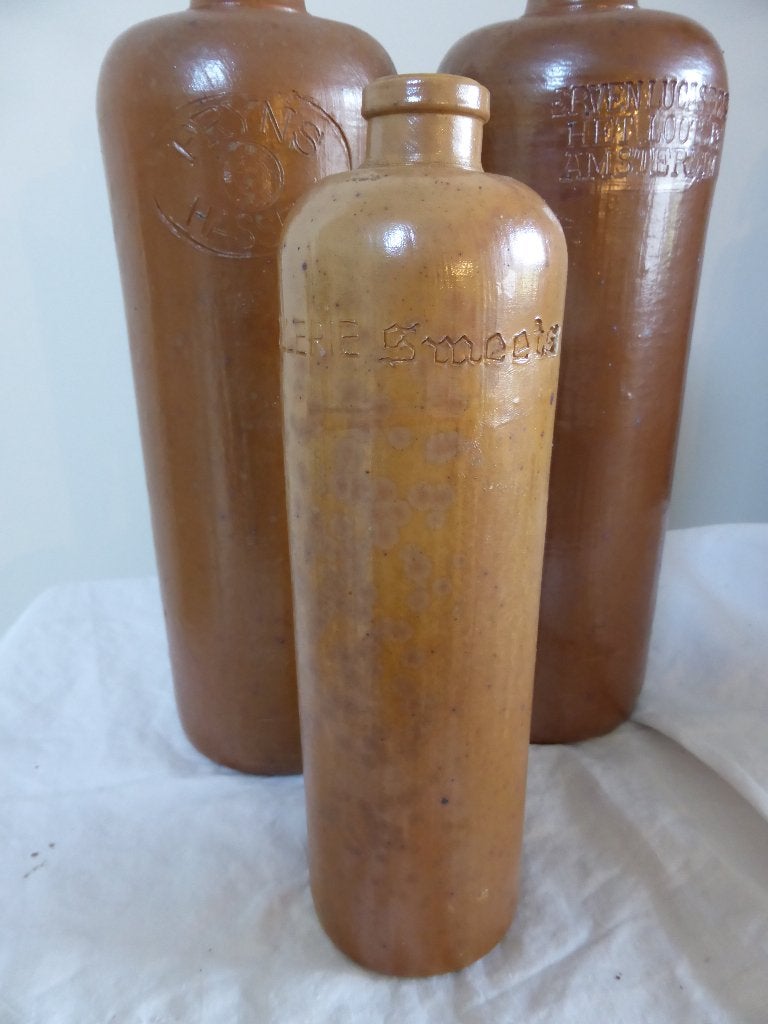 Oude JENEVERKRUIK 0,7 ltr SMEETS HASSELT stenen fles (16), Antiek en Kunst, Ophalen of Verzenden