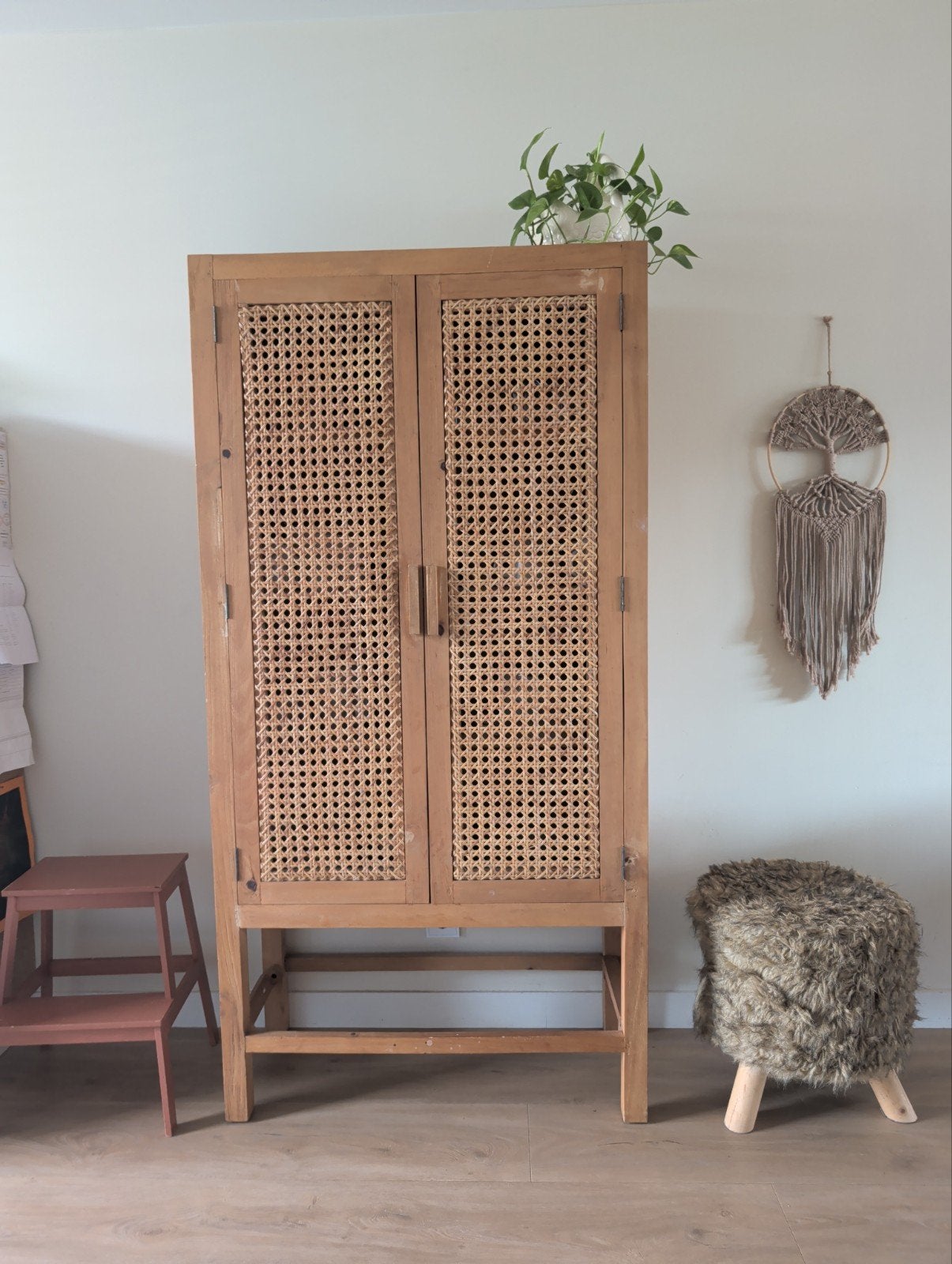 Kwantum Sibu Kast - Rotan Look, Ophalen, Gebruikt