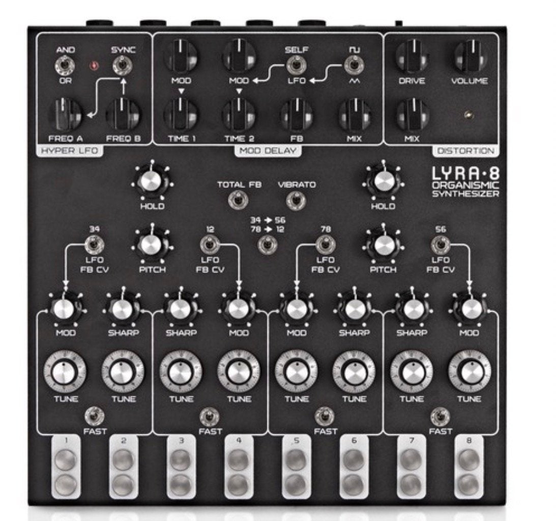 Soma Lyra 8 Organismic Synthesizer Nieuw!!! volle garantie, Overige merken, Zo goed als nieuw, Met midi-aansluiting, Overige aantallen