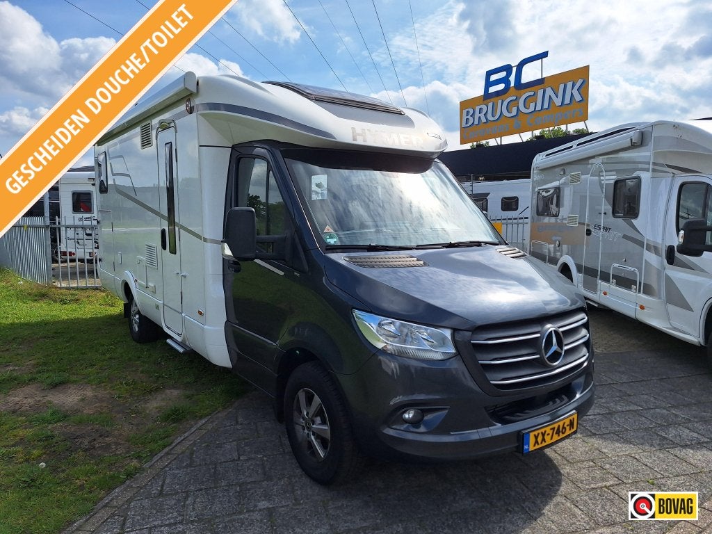 Hymer B-MC T 680+LITHIUM PAKKET+CONSTRUCT ZEER COMPLEET!, Caravans en Kamperen, Campers, Automaat, Luifel, Tot en met 2, Bedrijf