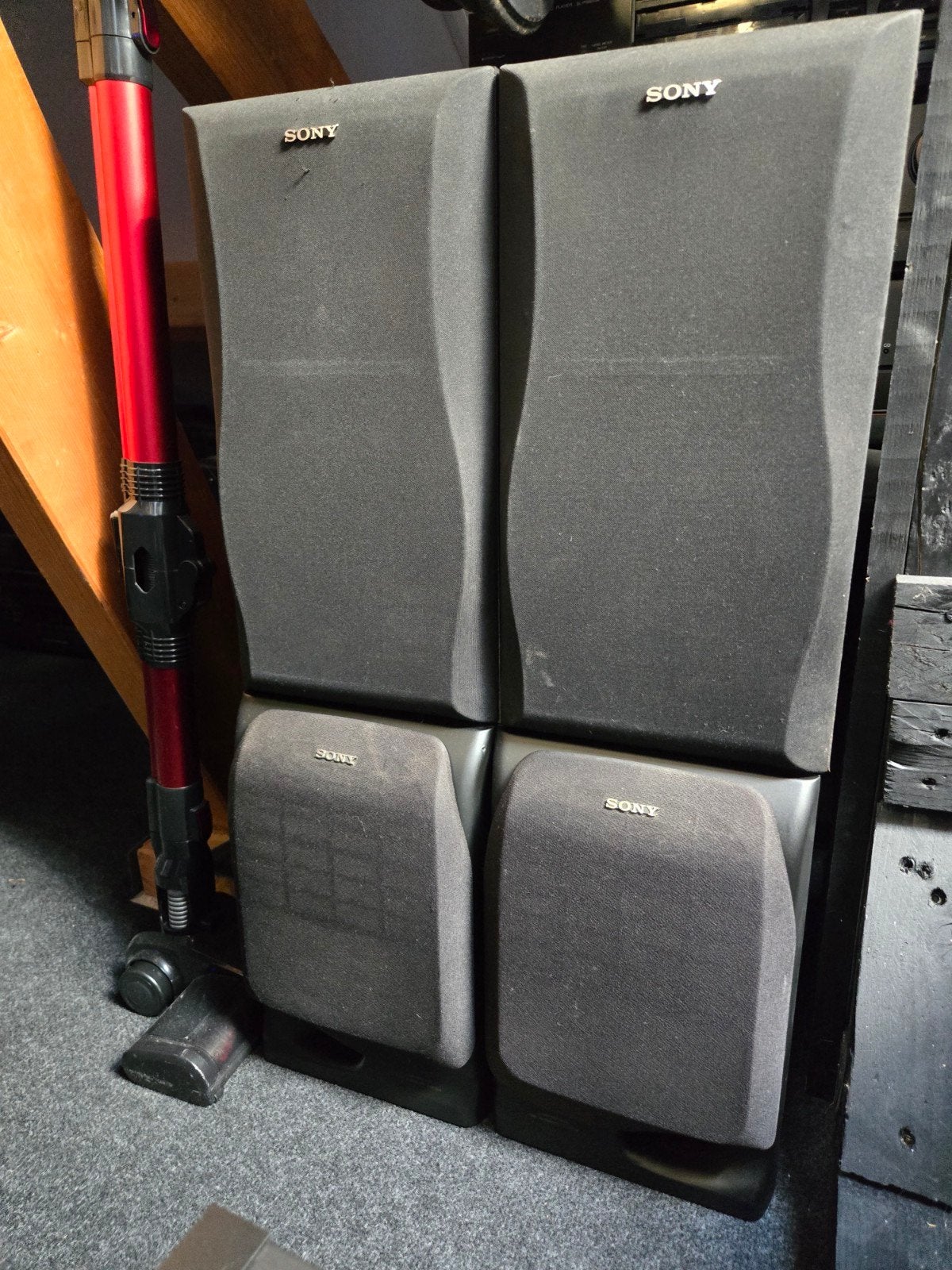 Sony speakers - 2 stuks, Ophalen, Gebruikt, Stereo speakers, Sony