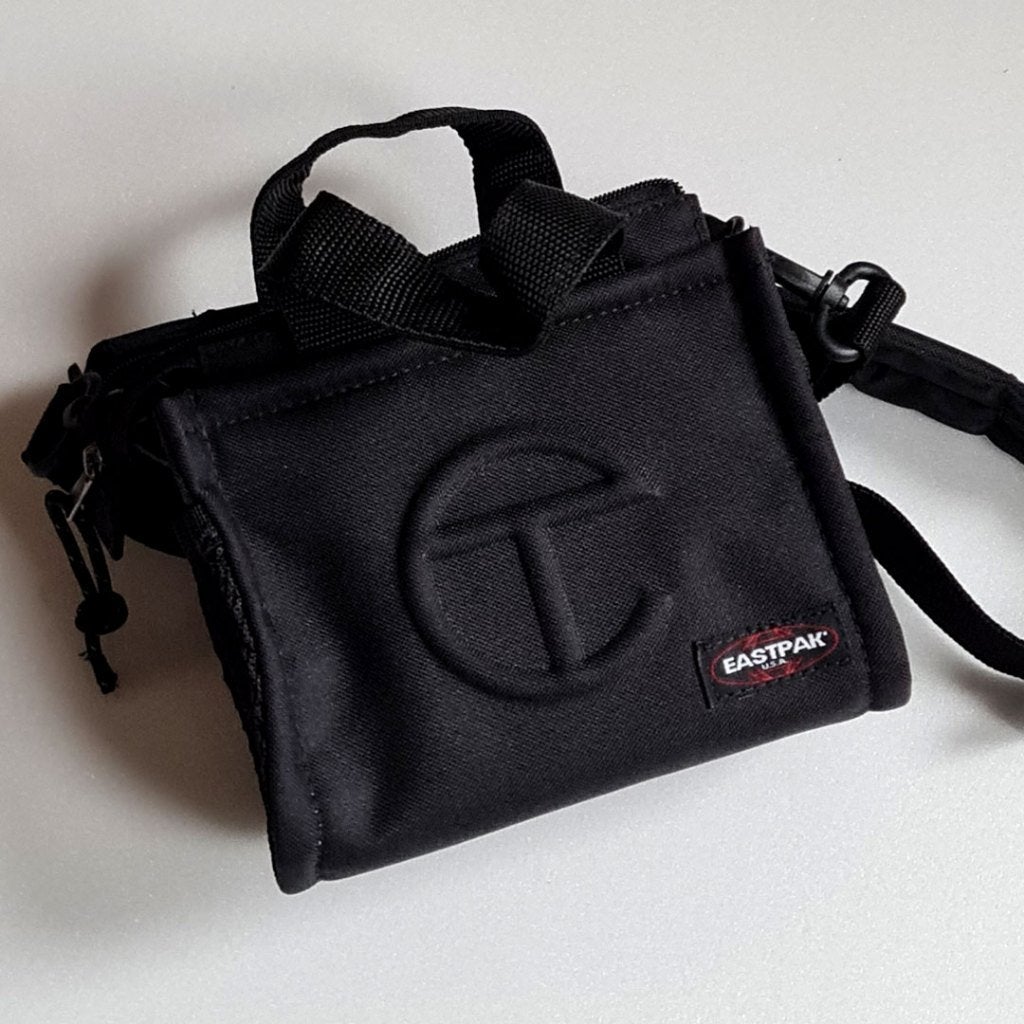 Telfar x Eastpak Small Shopper – Zwart Polyester, Sieraden, Tassen en Uiterlijk, Tassen | Damestassen, Verzenden, Zo goed als nieuw