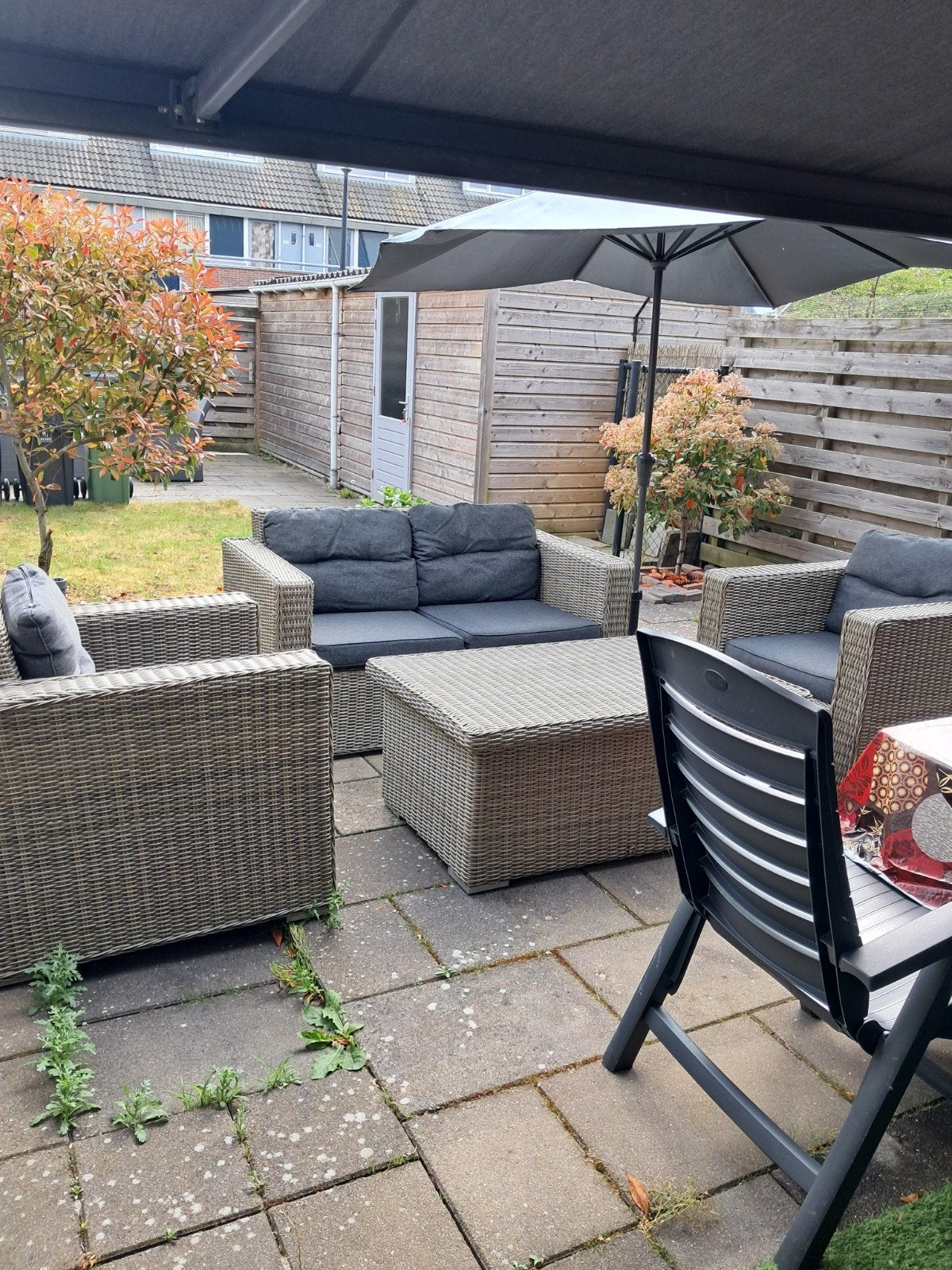 WICKER LOUNGESET, Ophalen, Wicker, Bank