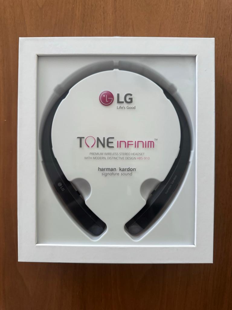 LG Tone Infinim HBS-910 Bluetooth Headset Harman/Kardon, Zo goed als nieuw, Over oor (circumaural), Draadloos, Ophalen