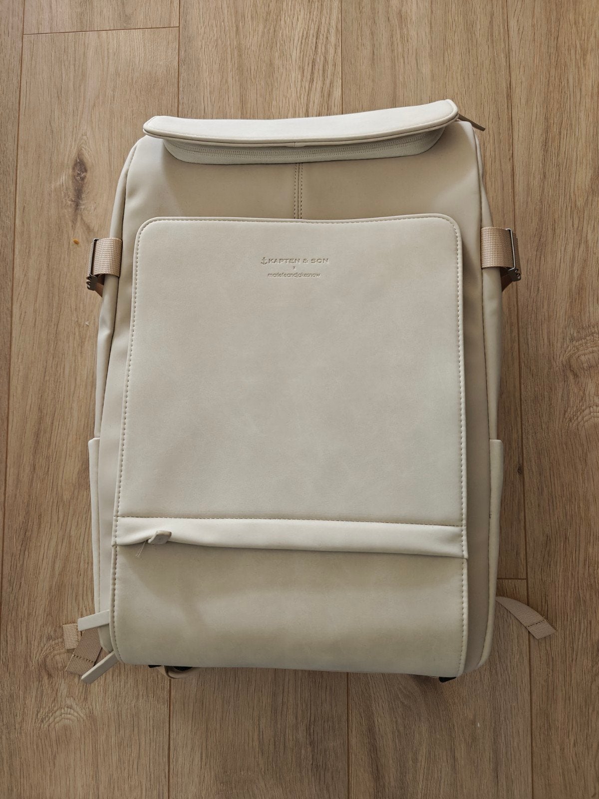 Kapten & Son rugzak Bali, Ophalen of Verzenden, Zo goed als nieuw, Beige