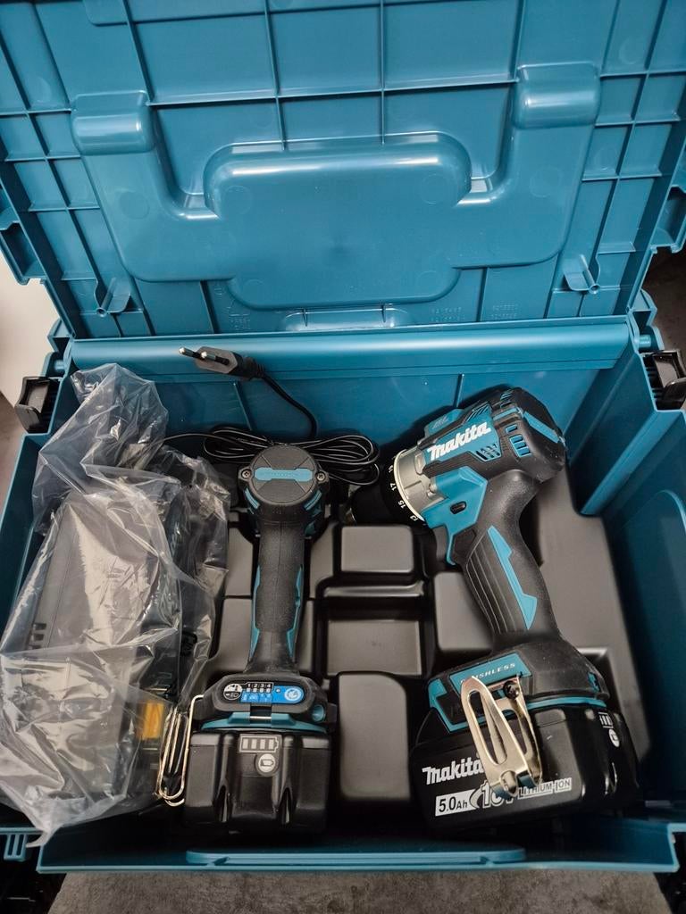 Makita topset brushless nieuw Dhp 489 en dtd 173, Doe-het-zelf en Verbouw, Gereedschap | Boormachines, Ophalen of Verzenden, Nieuw