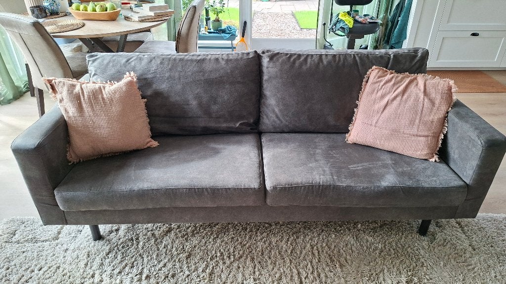 bank, Huis en Inrichting, Ophalen, Gebruikt, Driepersoons, 75 tot 100 cm