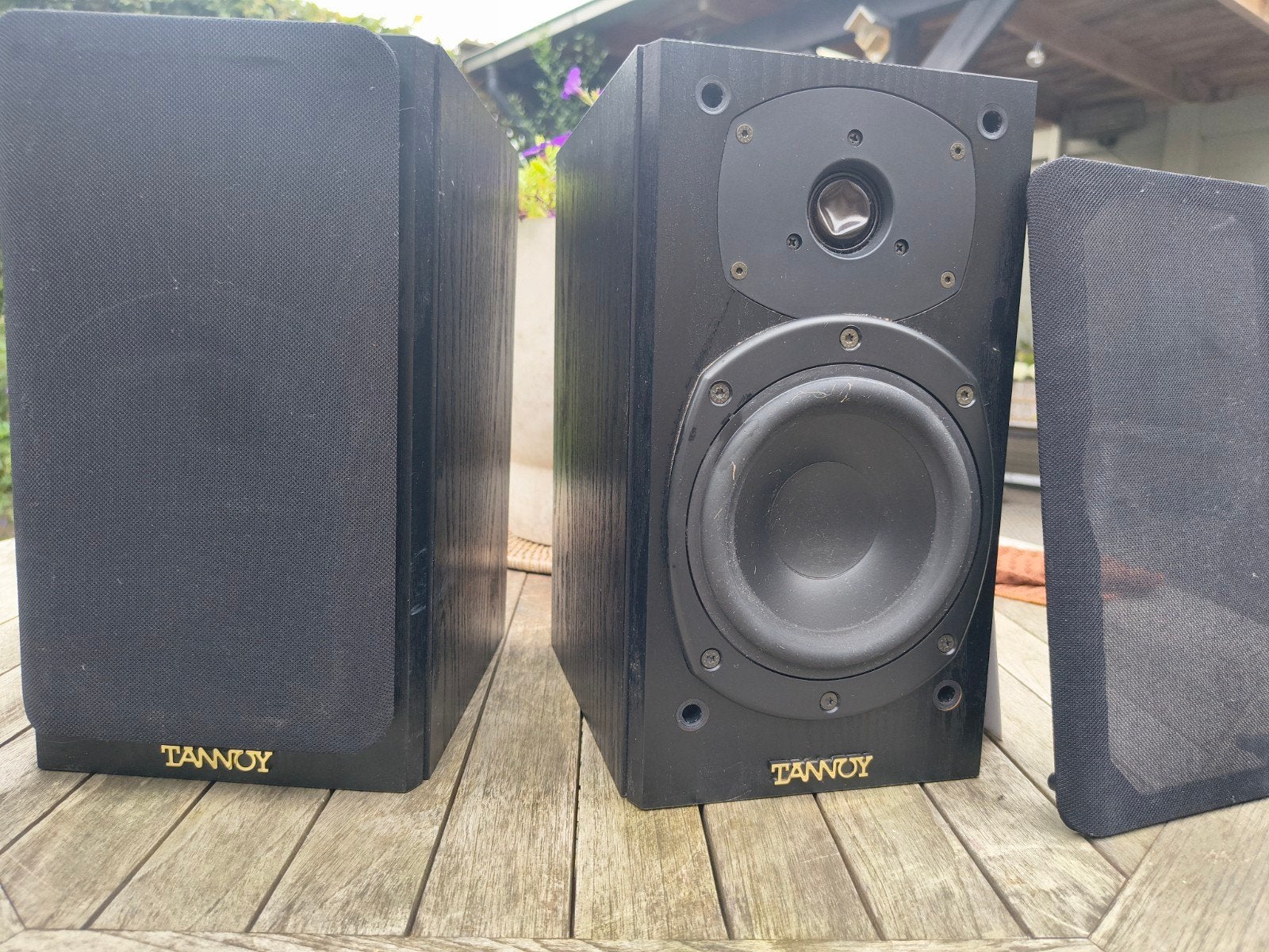 Tannoy Mercury M1 Shadow Boekenplank Luidsprekers, Ophalen, Gebruikt, Minder dan 60 watt, Boekenplank luidspreker