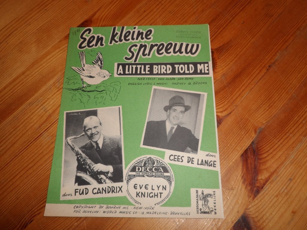 Een kleine spreeuw - brooks / aleda / remo, Gebruikt, Gitaar, Ophalen of Verzenden, Artiest of Componist