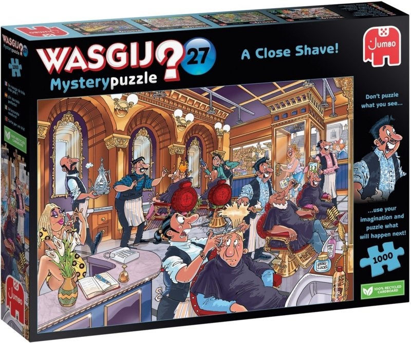 Wasgij Mystery 27 - Vlam in de Pan - 1000 stukjes, Ophalen of Verzenden, 500 t/m 1500 stukjes, Nieuw, Legpuzzel