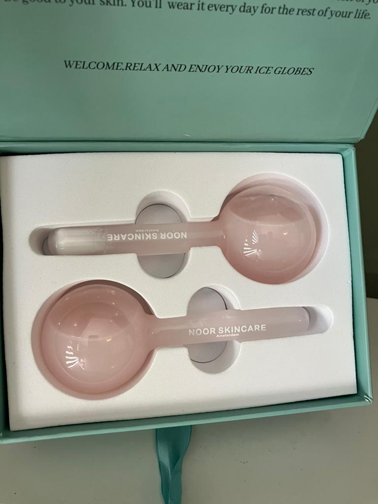 Ice globes van Noor Skincare Amsterdam - Nieuw, Ophalen of Verzenden, Nieuw, Roze, Gehele gezicht