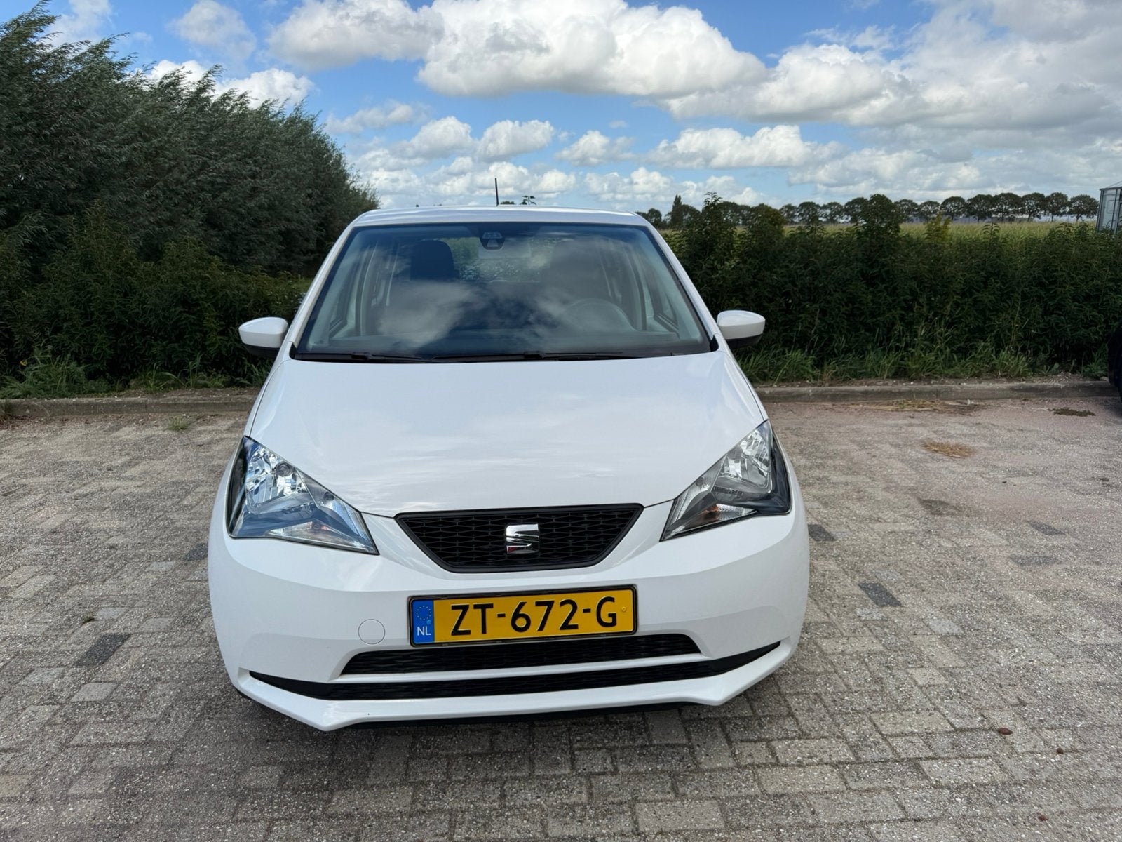Seat Mii 1.0 5D 2019 Wit - slechts 42.000km, Voorwielaandrijving, 4 stoelen, Mii, Wit