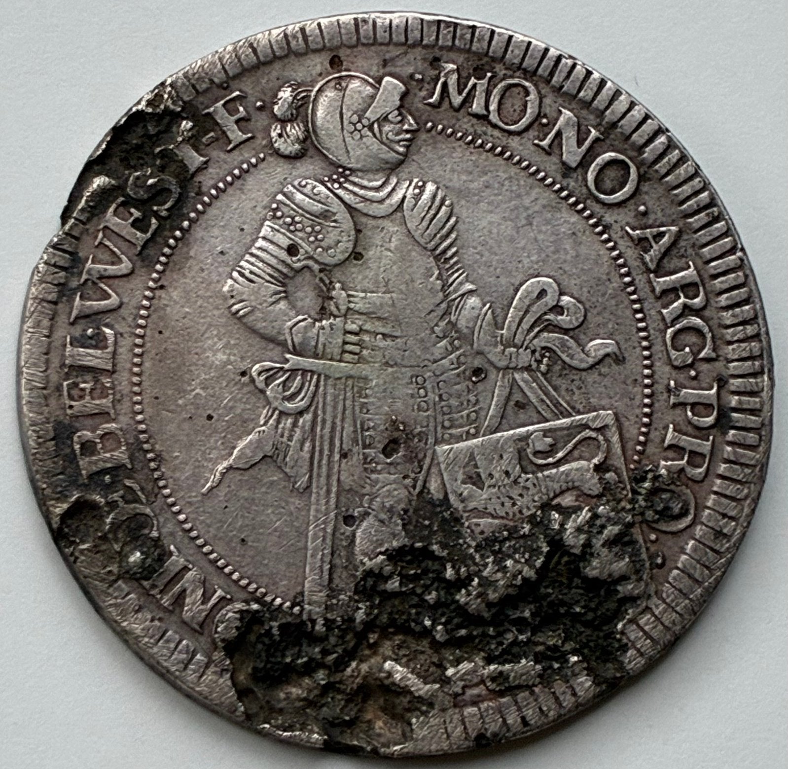 West Friesland, zilverrn dukaat verzorgde stempel 1677 Bosch, Postzegels en Munten, Munten | Nederland, Ophalen of Verzenden, Vóór koninkrijk