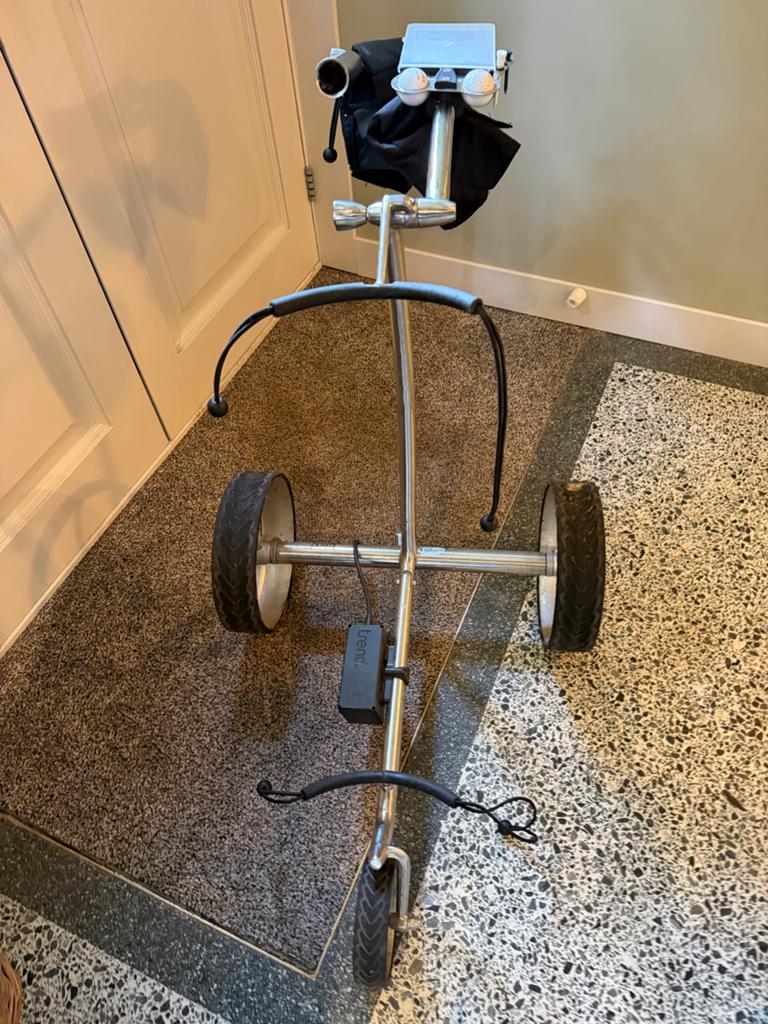 Trendgolf Walker 2025 elektrische golftrolley + accessoires, Ophalen of Verzenden, Zo goed als nieuw, Golfkar, Overige merken