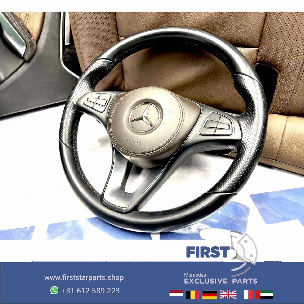 ORIGINEEL MERCEDES STUUR 2016-2019 A B C CLA E GLA GL GLK CL, Gebruikt, -, Ophalen of Verzenden, -