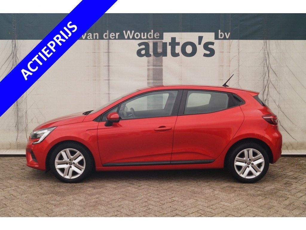 Renault Clio 1.0 TCe Zen Pack -NAVI-LED-AIRCO-PDC-CRUISE-, Dealer onderhouden, Stof, Gebruikt, Euro 6