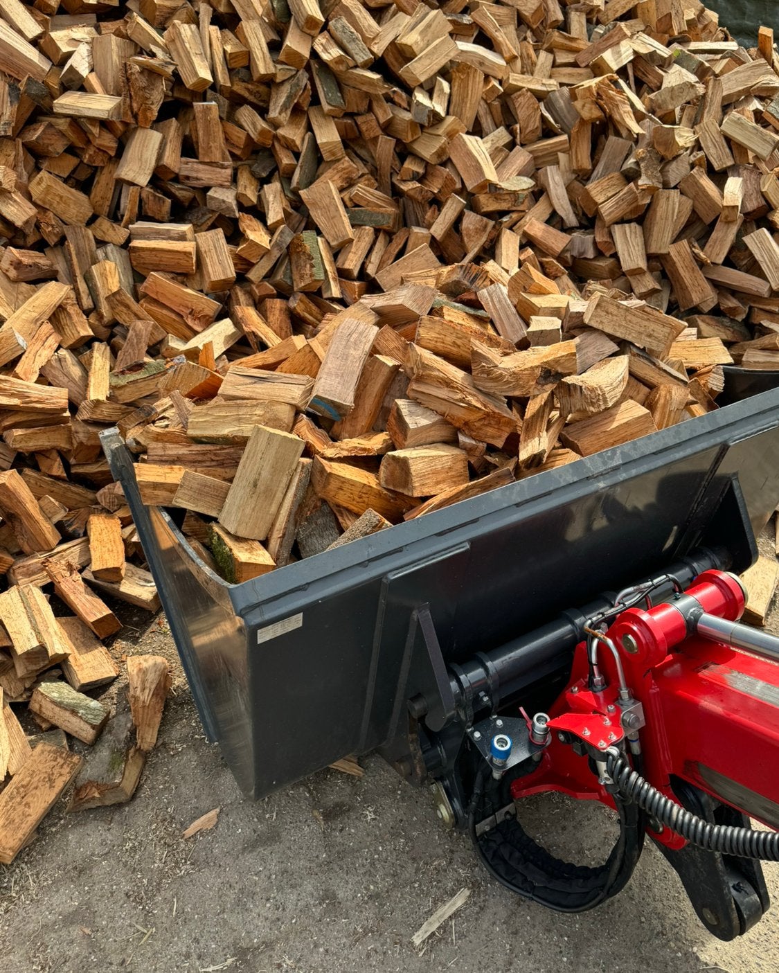 Gedroogd haardhout - Direct stookklaar, Tuin en Terras, 3 tot 6 m³, Ophalen, Overige houtsoorten, Blokken