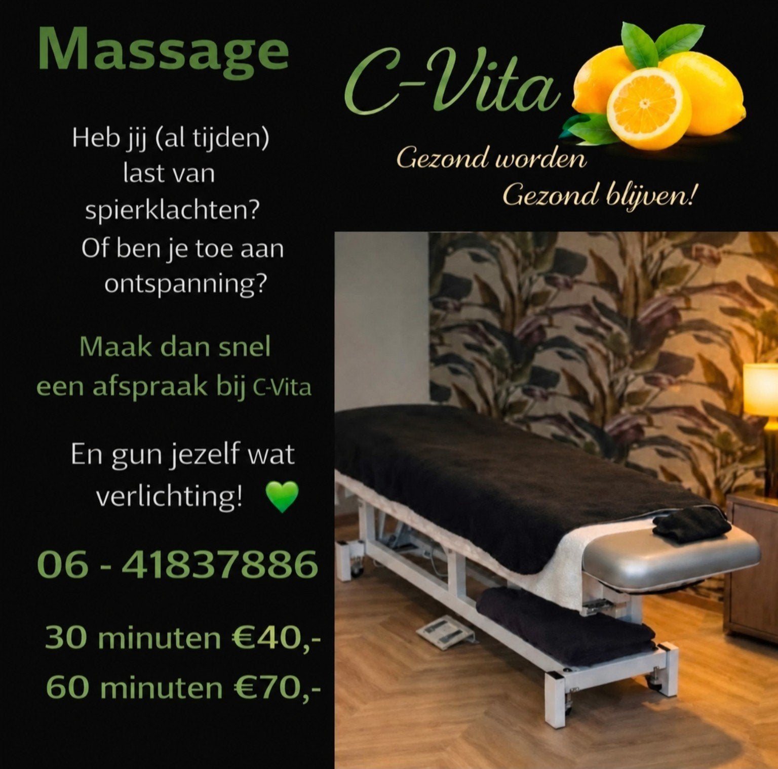 (Sport)massage Veendam, Ophalen of Verzenden