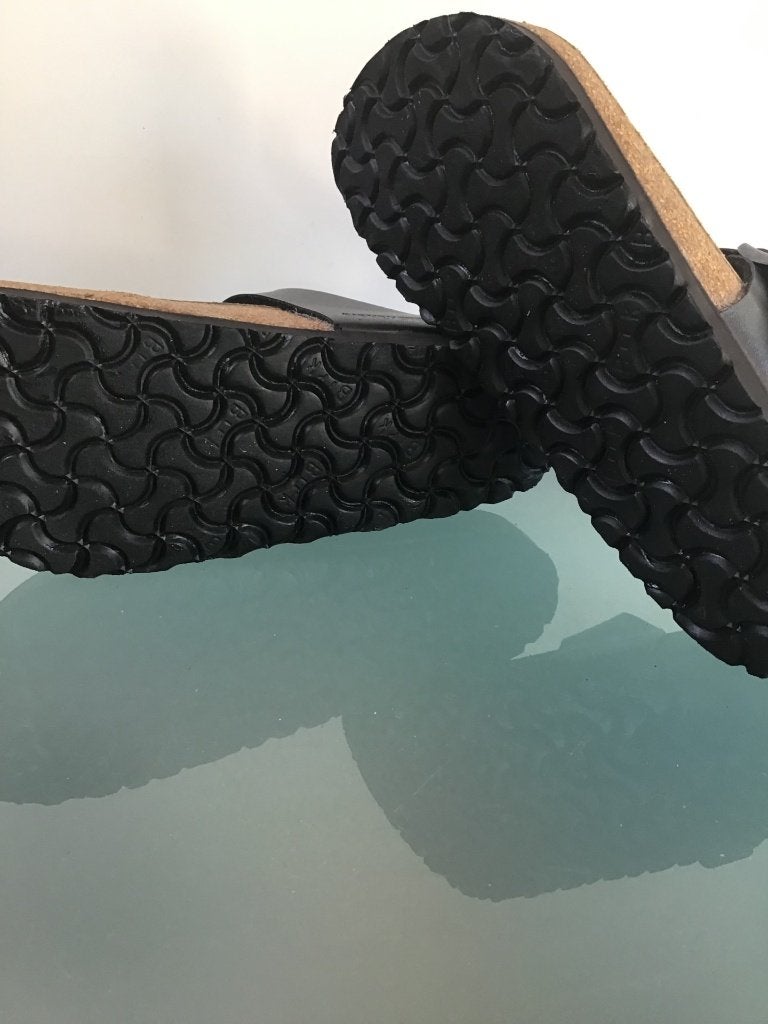 Birkenstock 38 | Gizeh antracietgrijs | Gratis verzenden, Slippers, Verzenden, Zo goed als nieuw, Grijs