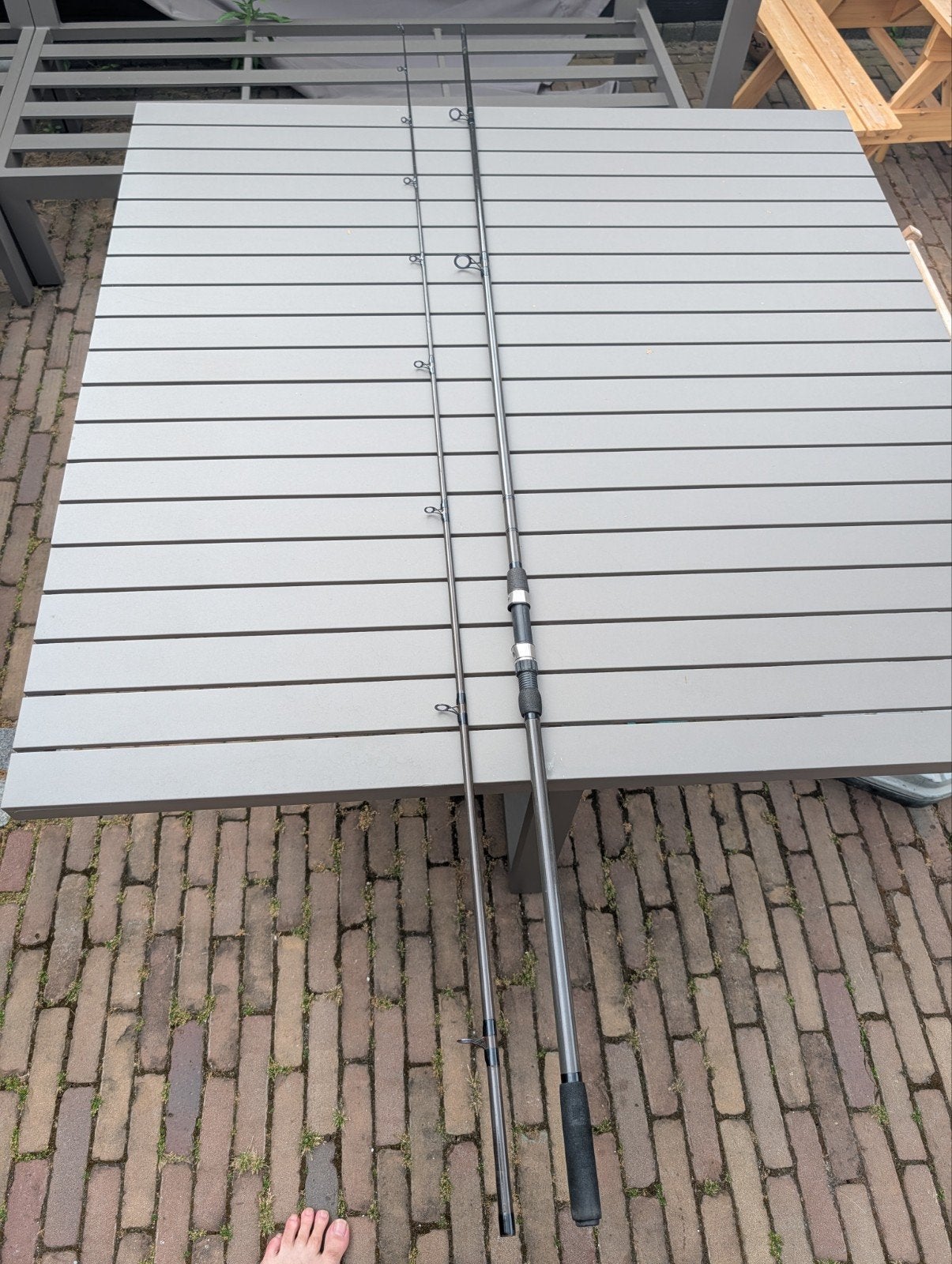 j. Lahr & zonen co sielhorst handgebouwde karper hengel, Watersport en Boten, Ophalen, Werphengel